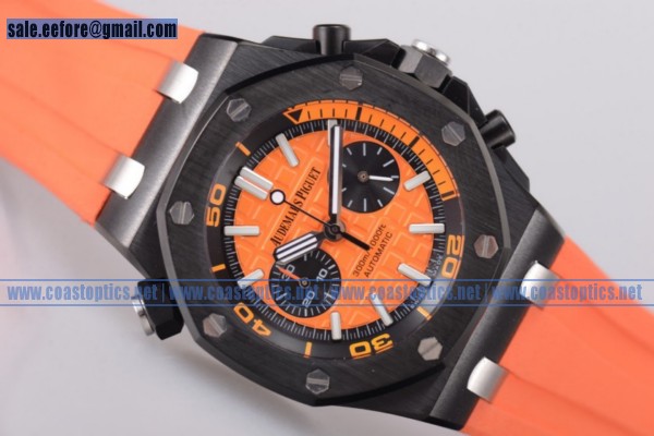 Audemars Piguet Replica Royal Oak Offshore Diver Chronograph Watch PVD 26703ST.OO.A070CA.01 (EF)